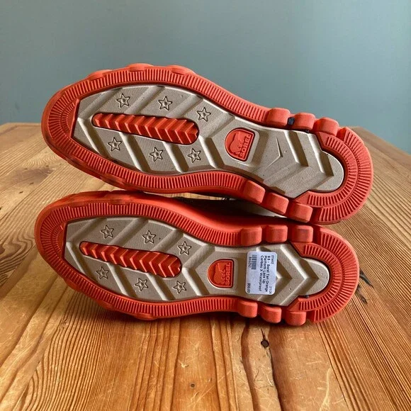 9.5 - Sorel Tan Orange Platform Lace Up Caribou X Waterproof Combat Boots 0114KE - Picture 6 of 8